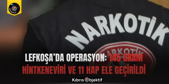 Lefkoşa’da operasyon: 145 Gram hintkeneviri ve 11 hap ele geçirildi