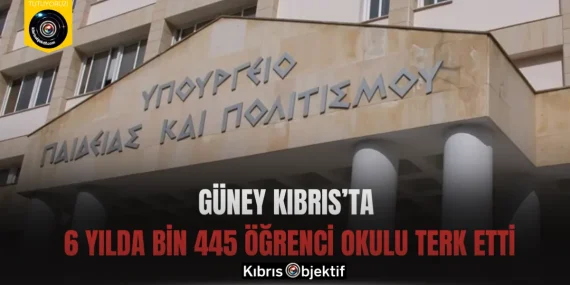 Güney Kıbrıs’ta 6 yılda bin 445 öğrenci okulu terk etti