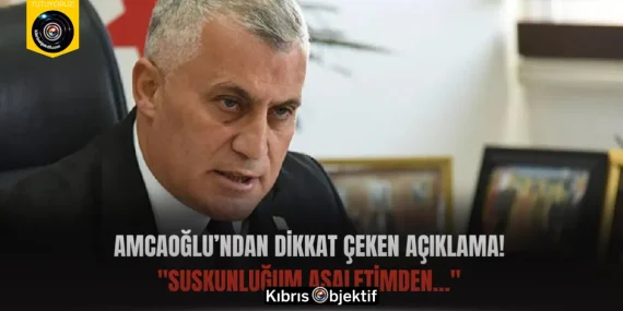 Amcaoğlu’ndan dikkat çeken açıklama! “Suskunluğum asaletimden…