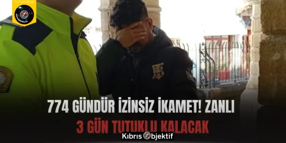 774 Gündür İzinsiz İkamet! Zanlı 3 Gün Tutuklu Kalacak