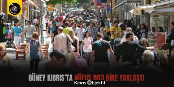 Güney Kıbrıs’ta Nüfus 983 Bine Yaklaştı