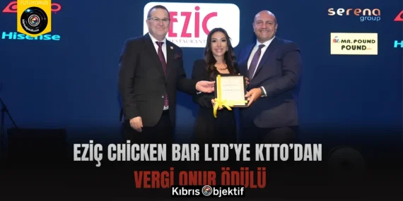 Eziç Chicken Bar LTD’ye KTTO’dan Vergi Onur Ödülü