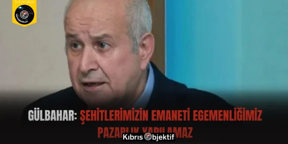 Gülbahar: Şehitlerimizin emaneti egemenliğimiz pazarlık yapılama