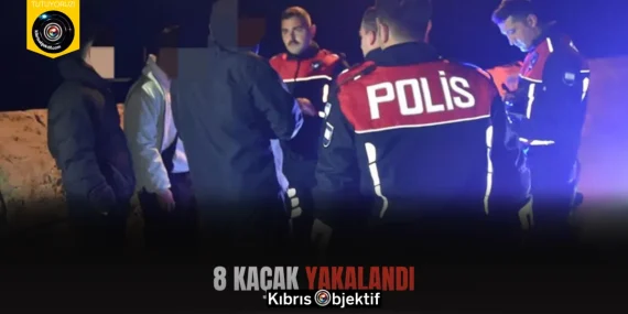 8 kaçak yakalandı