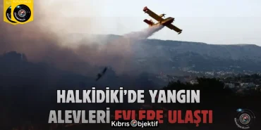 Yunanistan’ın Halkidiki bölgesindeki yangın evlere sıçradı - Görsel Dizayn