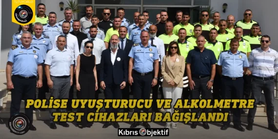 Polise uyuşturucu ve alkolmetre test cihazları bağışlandı
