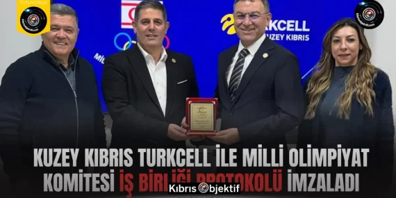 Kuzey Kıbrıs Turkcell ile Milli Olimpiyat Komitesi iş birliği protokolü imzaladı