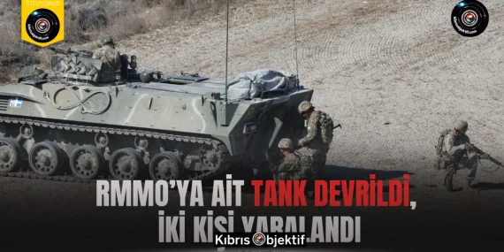 RMMO’ya ait tank devrildi, iki kişi yaralandı