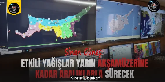 Güneş: Etkili yağışlar yarın akşamüzerine kadar aralıklarla sürecek