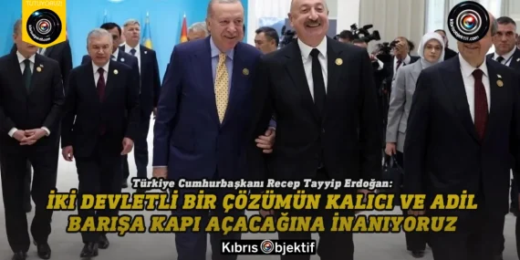 Erdoğan: Türk dünyası, KKTC’yi iki devletli adil çözüm yolundaki mücadelesinde yalnız bırakmıyor!