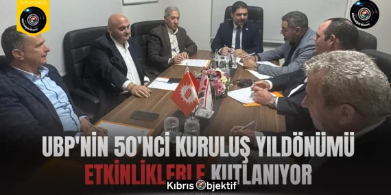 UBP’nin 50’nci kuruluş yıldönümü etkinliklerle kutlanıyor