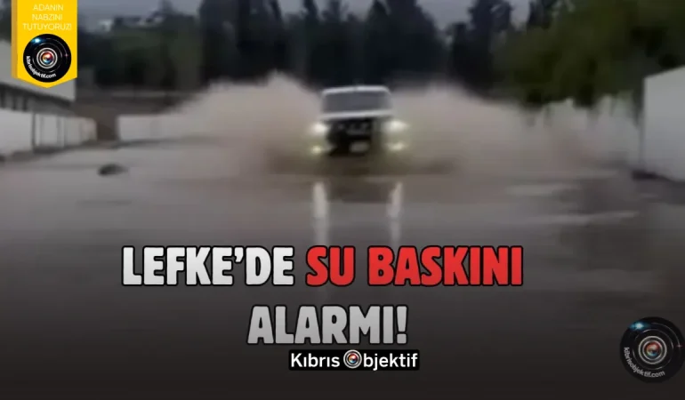 Lefke’de son durum: Barajdaki su seviyesi yükseldi, su baskını yaşandı, maç ertelendi - Görsel Dizayn