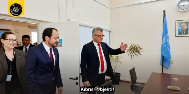 Cumhurbaşkanı Tufan Erhürman ile Kıbrıslı Rum Lider Nikos Hristodulidis görüştü - Görsel Dizayn