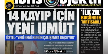 Kıbrıs Objektif BİRİNCİ SAYFA – 14 Eylül 2026 - Görsel Dizayn