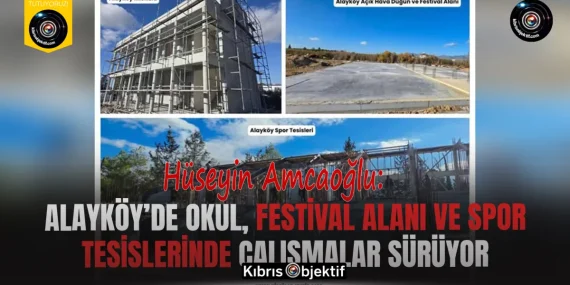Amcaoğlu: Alayköy’de okul, festival alanı ve spor tesislerinde çalışmalar sürüyor