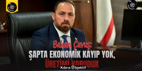 Çavuş: Şapta ekonomik kayıp yok, üretimi koruduk