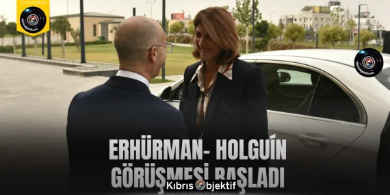 Erhürman- Holguín görüşmesi başladı
