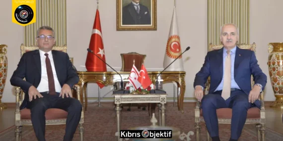 Cumhurbaşkanı Erhürman, TBMM Başkanı Kurtulmuş ile görüştü