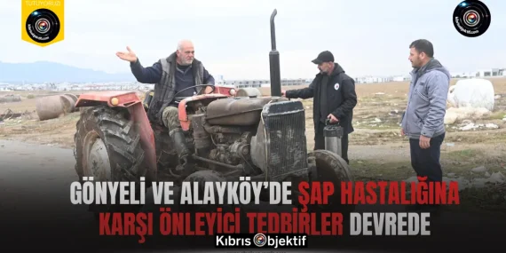 Gönyeli ve Alayköy’de şap hastalığına karşı önleyici tedbirler devrede