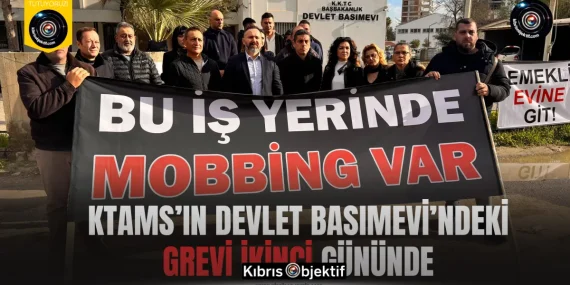 KTAMS’ın Devlet Basımevi’ndeki grevi ikinci gününde