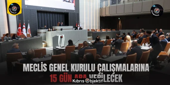Meclis Genel Kurulu çalışmalarına 15 gün ara verilecek