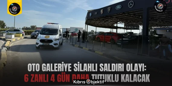 Oto galeriye silahlı saldırı olayı: 2 kişi serbest, 6 zanlı 4 gün daha tutuklu kalacak