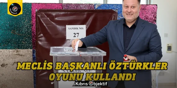 Cumhuriyet Meclisi Başkanı Öztürkler, oyunu Güzelyurt’ta kullandı