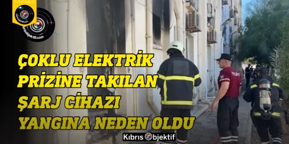 Lefkoşa Ortaköy’de yurt binasında yangın: İki kişi kurtarıldı