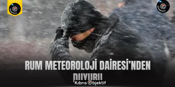 Rum Meteoroloji Dairesi’nden hafta sonu şiddetli yağmur, fırtına uyarısı