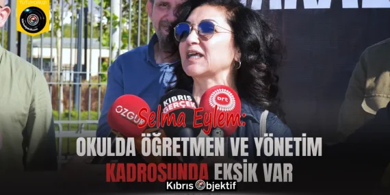 KTOEÖS Muharrem Döveç Ortaokulu’nda açıklaması yaparak sıkıntıları ve eksiklikleri dile getirdi