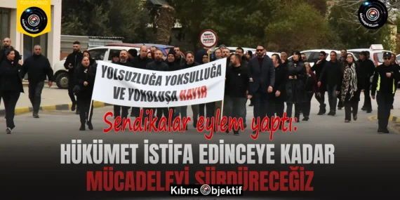Kamuda yetkili beş sendikadan Bayındırlık ve Ulaştırma Bakanlığı önünde eylem