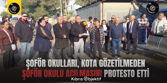 Şoför okulları, kota gözetilmeden şoför okulu açılmasını protesto etti
