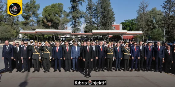 29 Ekim Cumhuriyet Bayramı nedeniyle Atatürk Anıtı’nda tören düzenlendi