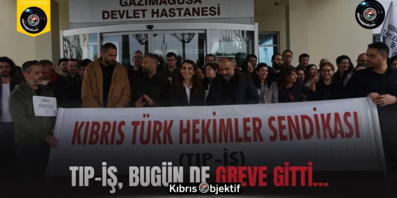 Tıp-İş, bugün de greve gitti…