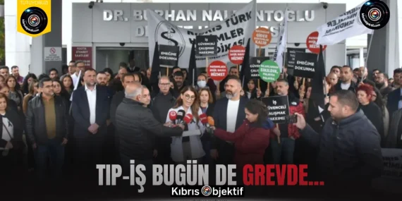 Tıp-İş bugün de grevde…