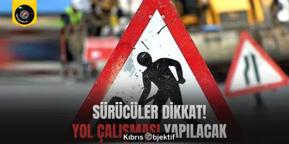 Haspolat’ta yol çalışması…