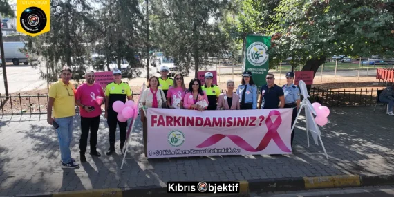 Meme kanseri farkındalık ayı dolayısıyla pgm ve khyd iş birliğinde etkinlik düzenlendi