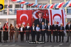Haspolat Gülen Tüfekçi İlkokulu’nda Yeni Derslik Binaları ve Oyun Parkı Açıldı - Görsel Dizayn