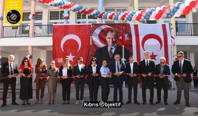 Haspolat Gülen Tüfekçi İlkokulu’nda Yeni Derslik Binaları ve Oyun Parkı Açıldı - Görsel Dizayn