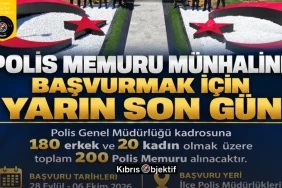 POLİS MEMURU MÜNHALİ İÇİN BAŞVURULAR YARIN SONA ERECEK - Görsel Dizayn
