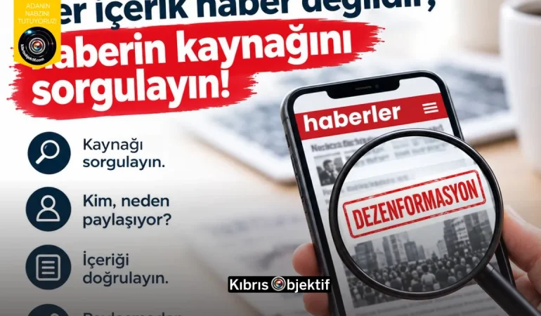 Medya Etik KuruluHer İçerik Haber Değildir, Kaynağını Sorgulayın - Görsel Dizayn