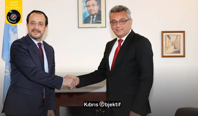 CUMHURBAŞKANI ERHÜRMAN VE HRİSTODULİDİS YARIN ARA BÖLGEDE BULUŞACAK - Görsel Dizayn