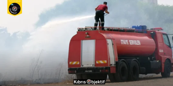 KKTC GENELİNDE BİR HAFTADA ÇIKAN 8 YANGINDA 619 BİN 500 TL’LİK HASAR OLUŞTU