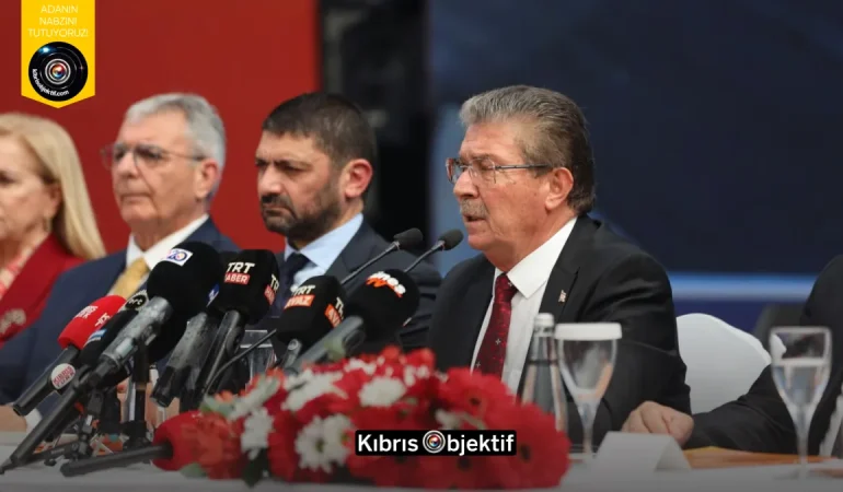 BAŞBAKAN ÜSTEL, UBP’NİN YENİ DÖNEM PROJELERİNİ AÇIKLADIKTHY 2028’DE YENİDEN UÇACAK, 15 BİN SOSYAL KONUT YAPILACAK - Görsel Dizayn