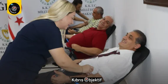 MİLLİ EĞİTİM BAKANLIĞI PERSONELİNDEN KAN BAĞIŞI DESTEĞİ