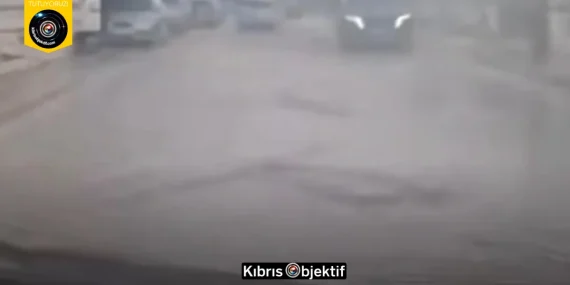GÜNEY KIBRIS’TA AŞIRI YAĞIŞLAR HAYATI OLUMSUZ ETKİLEDİ