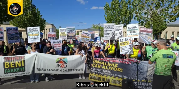 Green Pedal Spor Kulübü’nden Meclis Önünde Yol Güvenliği Eylemi