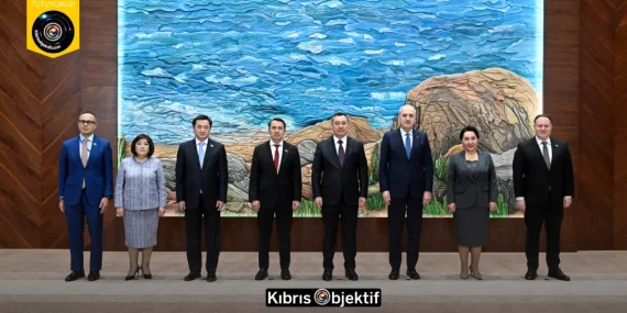 Öztürkler, Kırgızistan Cumhurbaşkanı ve Meclis Başkanı ile bir araya geldi