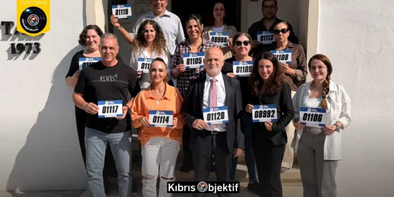 TAK PERSONELİ ÜLKER LEFKOŞA YARI MARATONU İÇİN KAYIT YAPTIRDI