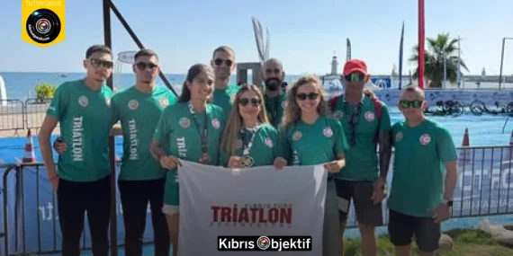 Triatletlerimiz Alanya’da beş kez kürsüye çıktı